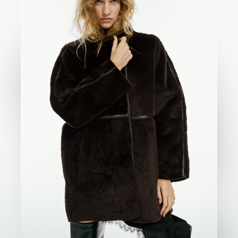 Hm fluffy coat xl